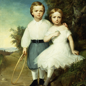 Alice and Andrew McCormick, c. 1864 (oil on canvas)