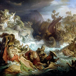 Allegory of the Battle of Salamis, 1858 (oil on canvas)
