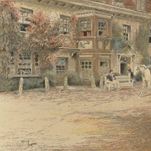 The Anchor Inn, Liphook (colour litho)