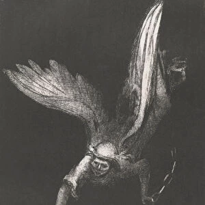 An Angel with a Chain in his hands, 1899 (print)