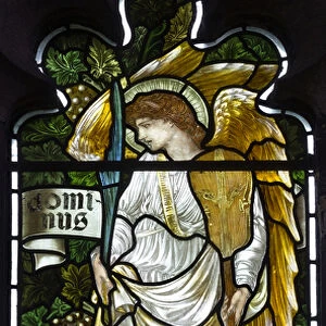 Angel Musician, 1879 (stained glass)