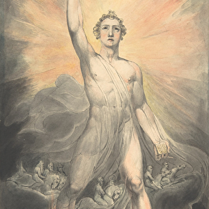 The Angel of Revelation, c. 1805 (w / c, pen & ink over graphite)