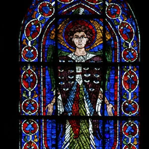 Angelic Hierarchy: Cherubim (w103) (stained glass)