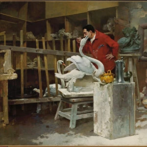The Animal Sculptor, 1894 (oil on canvas)