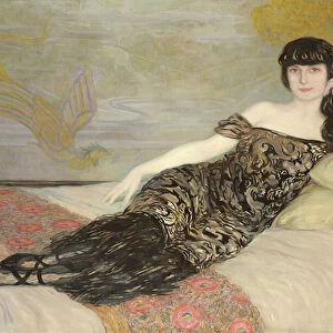 Anna de Noailles (1876-1933), 1914 (oil on canvas)