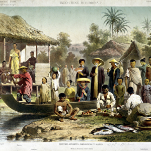 Annamite, Cambodian and Siamese costumes, v. 1870
