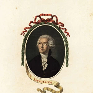 Antoine Lavoisier, French chemist, economist and nobleman. 1805 (engraving)