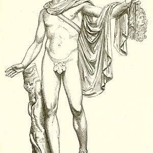 Apollo Belvedere, Vatican (engraving)