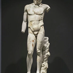 Apollo of the Tiber, ca. mid 2nd century AD, national museum of Rome (museo nazionale romano), Rome, Italy
