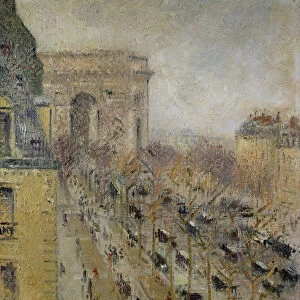The Arc de Triomphe, 1930 (oil on canvas)