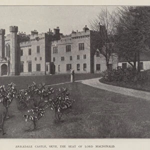 Armadale Castle, Skye, the Seat of Lord Macdonald (litho)