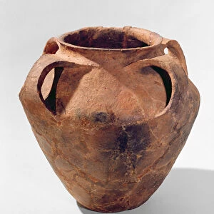 Armorican biconical jar with four handles (clay)