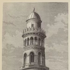 The Arndt Tower on the Island of Rugen (engraving)