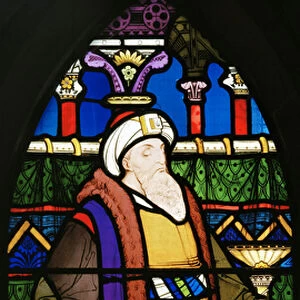 The Arrogant Man, 1864 (stained glass)
