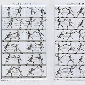 The art of fencing (litho)