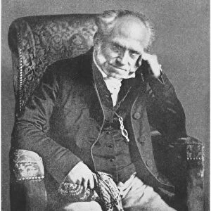 Arthur Schopenhauer, 1854 (b / w photo)
