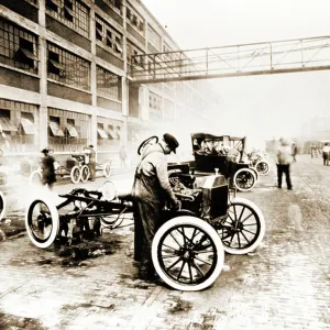 Early 20th Century Ford Factory Print Early 20th Century Ford Factory Print