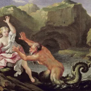 Glaucus and Scylla Print by Filippo Lauri (1623-94)