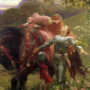 La Belle Dame Sans Merci Print, 1902 Oil on Canvas