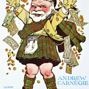 Colour Print of Andrew Carnegie, 1905 (litho) Colour Print of Andrew Carnegie, 1905 (litho)