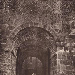 Arundel: Old Archway (b / w photo)