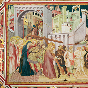 The Ascent to Calvary, c. 1320 (fresco)