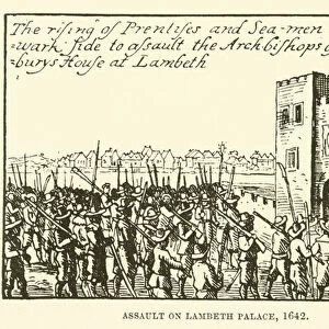 Assault on Lambeth Palace, 1642 (engraving)