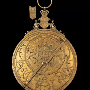 Astrolabe, c. 1570 (gilt brass)