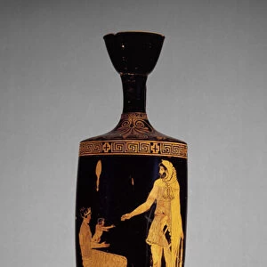 Attic red-figure lekythos depicting Herakles (pottery)
