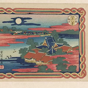 Autumn moon at Shinobazu, c. 1833 (woodblock print)