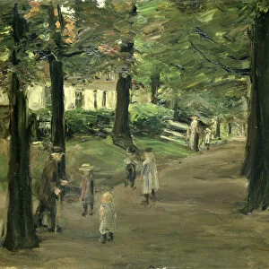 The Avenue (oil on canvas)
