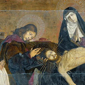 The Avignon Pieta, 1450-60 (oil on panel) (detail of 244976)