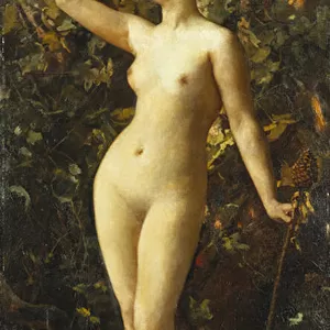 A Baccante, 1885 (oil on canvas)