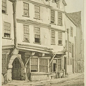 Baldwin Street (showing passage to St Nicholas Street) (pencil & w / c on paper)