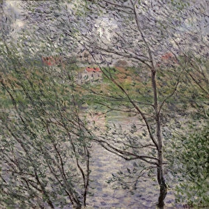 The Banks of the Seine or, Spring through the Trees, 1878 (oil on canvas)