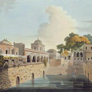 A Baolee near the Old City of Delhi, plate XVIII from Part 4 of Oriental Scenery