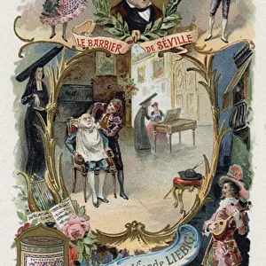 The Barber of Seville, by Gioachino Rossini (chromolitho)
