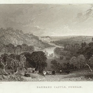 Barnard Castle, Durham (engraving)
