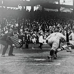 Baseball: Ready to Make the Call, 1910-30 (b/w photo)