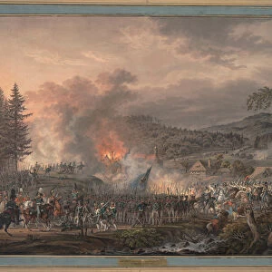 Bataille de Kulm (1813), le regiment des gardes russes sous le commandement du comte