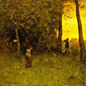 The Bathers, 1888 (oil on canvas)