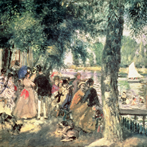 Bathing on the Seine or, La Grenouillere, c. 1869 (oil on canvas)