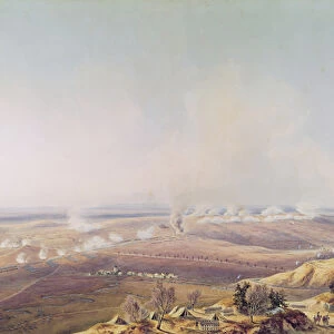 The Battle of Austerlitz, 2nd December 1805, Ten O Clock, 1835 (w / c on paper)