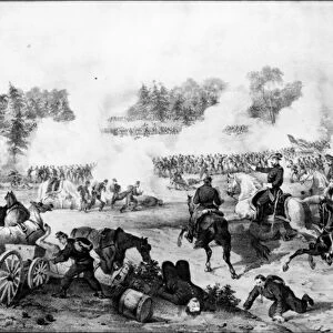 The Battle of the Wilderness, Virginia, May 5th & 6th 1864, pub. by Currier & Ives