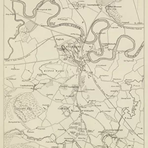 The Battlefields of Bannockburn and Stirling (engraving)