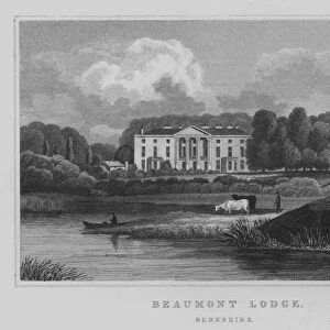 Beaumont Lodge, Berkshire (engraving)