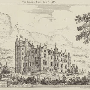 Belfast Castle, Seat of the Marquess of Donegall (engraving)