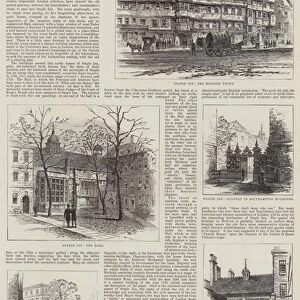 Bits of Old London, Staple Inn (engraving)