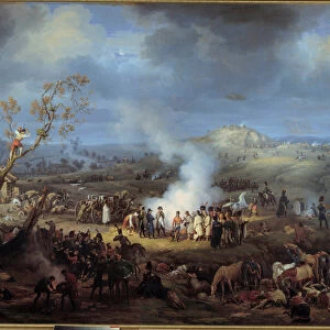 Bivouac de Napoleon I on the eve of the Battle of Austerlitz on 1 December 1805
