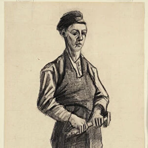 The Blacksmiths Boy, 1882 (black chalk & pencil on paper)